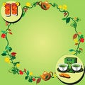 Free Tea Wreath Royalty Free Stock Photos - 9019338