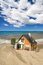 Free House On Sand. Stock Images - 9039884
