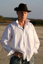 Free Man On The Nature Stock Photography - 9048392