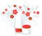 Free Face Cream And Flowers Stock Photo - 9042070