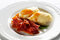 Free Baked Prosciutto With Potato Puree Royalty Free Stock Photography - 9046747