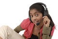 Free Young Girl Listening Music Stock Photos - 9054283