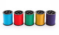 Free Colourful Bobbins Royalty Free Stock Photo - 9063605