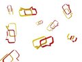 Free Chat Concept. Yellow Red. Stock Photography - 9068812