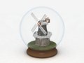 Free Windmill In A Glass Globe Stock Photos - 9069233