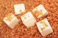 Free White And Brown Sugar. Royalty Free Stock Photography - 9069577