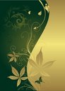 Free The Butterfly On A Gold Background Stock Photography - 9069832