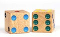 Free Wooden Dice Royalty Free Stock Photo - 9069945