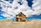 Free House On Sand. Royalty Free Stock Images - 9071259