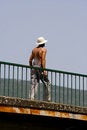 Free Worker Walking Royalty Free Stock Photography - 918707