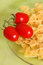 Free Butterfly Raw Pasta And Tomato Stock Photography - 9217132