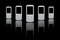 Free Mobile Phones With Reflections On Black Background Stock Image - 9232781