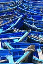Free Blue Fishing Boats In Sunlight Royalty Free Stock Image - 9242516