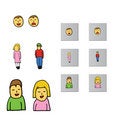 Free Social Gender Icons Stock Photos - 9247703