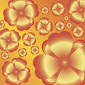 Free Fiery Flowers Royalty Free Stock Image - 9250976
