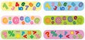 Free Set Universal Backgrounds. Royalty Free Stock Photos - 9260368