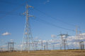 Free Electricity Pylons Royalty Free Stock Images - 9262669