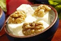 Free Mexican Speciality Fetta Cheese W Honey Wallnuts Royalty Free Stock Photo - 9284185