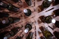 Free Wine Bottles On Wall Stock Photography - 9291672