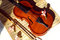 Free Old Violin, Fiddle-stick And Music Sheet Royalty Free Stock Image - 9294496