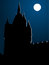 Free Castle In Moonlight Stock Photo - 9299650
