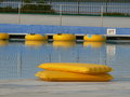 Free Swim Rafts Waiting Royalty Free Stock Image - 939036