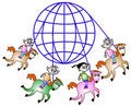 Free Glob Kids Wheel Royalty Free Stock Photos - 9305198