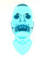 Free Blue Glass Head Royalty Free Stock Photo - 9311715