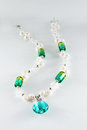 Free Necklace With Azure Gem Stock Images - 9328994