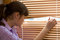 Free Teenager Girl Looks Out Of The Window Stock Image - 9320311