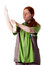 Free Red Haired Health Care Taker Putting On Her Gloves Stock Image - 9325151