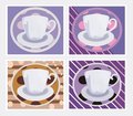 Free Pattern With Cups Royalty Free Stock Image - 9333406