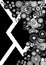 Free Decorative White And Black Circle Stock Images - 9333594