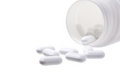 Free White Pills Close-up Royalty Free Stock Images - 9350229