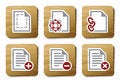 Free File Manipulations Icons | Cardboard Series Royalty Free Stock Photo - 9358635