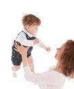 Free Portrait Of Happy Mother With Joyful Baby Royalty Free Stock Images - 9368719