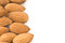 Free Almond Kernels  In White Background Stock Image - 9361821