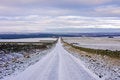 Free Moorland Road In Winter Royalty Free Stock Images - 9374959