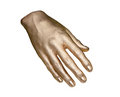 Free Gold Hand. Stock Photography - 9382352
