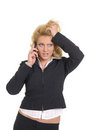Free Woman With Phone Royalty Free Stock Image - 9389446