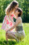 Free Kissing My Mom On Her Forehead Stock Photos - 9382603