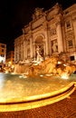 Free The Trevi Fountain At Night Stock Photo - 9394520