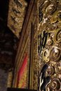 Free Elaborate Gold Pillar In Chinese Temple Stock Images - 944734
