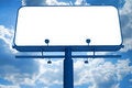 Free Billboard On A Sky Background Royalty Free Stock Photography - 9406157