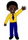 Free Kid Waving Stock Photo - 9407110