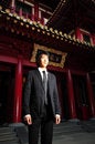 Free Asian Man In Temple Stock Photos - 9410703