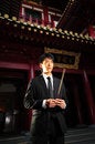 Free Asian Man In Temple Royalty Free Stock Images - 9410759