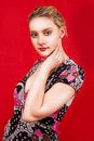 Free Girl In Bright Dress Stock Photo - 9411790