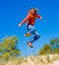 Free Girl Jumping Stock Images - 9412364