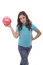 Free Girl With Pink Ball Stock Photos - 9435803